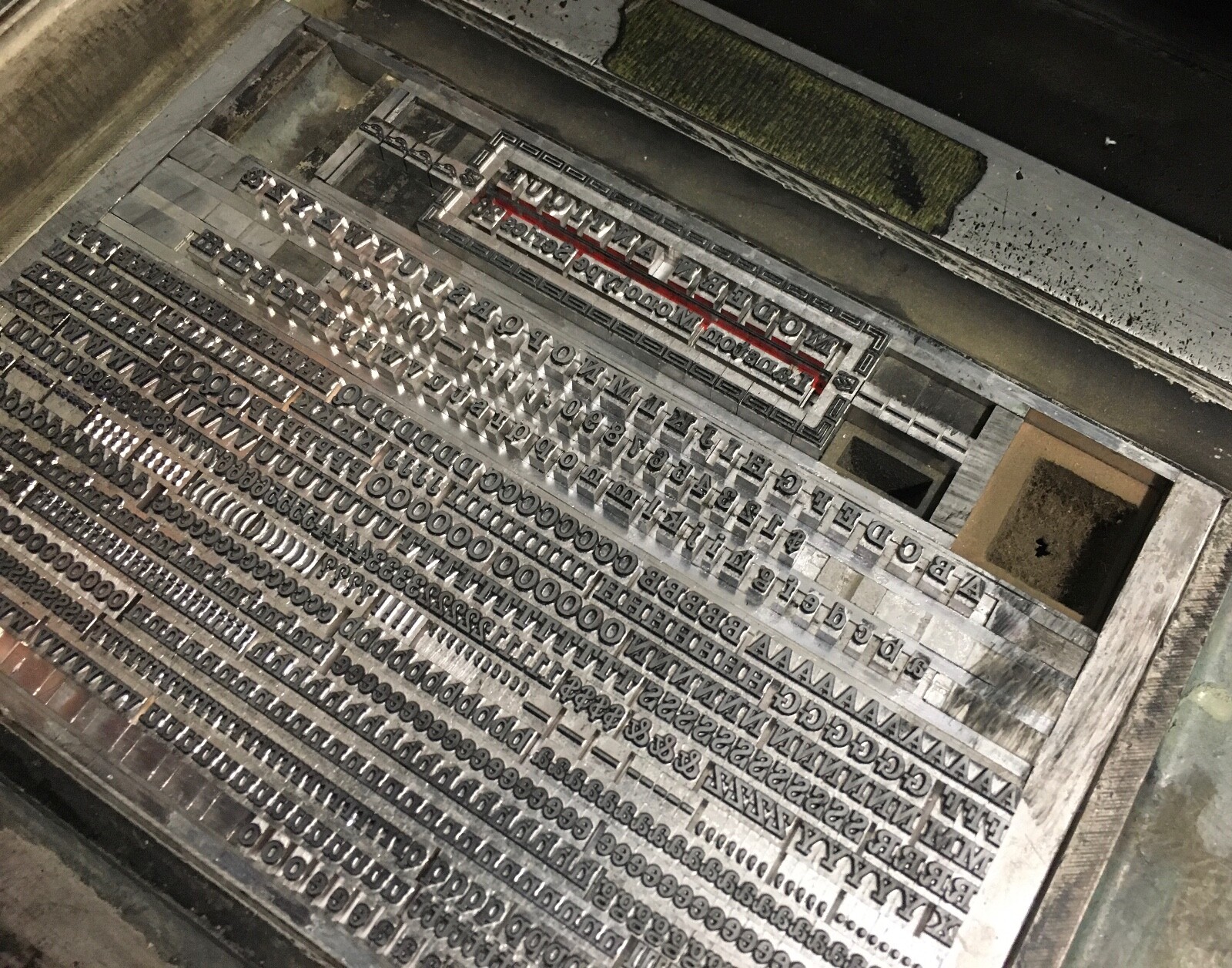 New Letterpress Type - 12 point Modern Antique