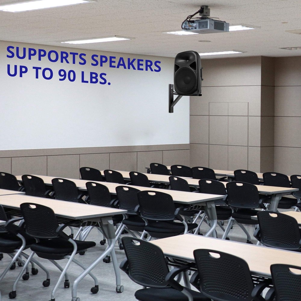 LyxPro 15” Wall-Mount Speaker Brackets for Professional Audio PA Speaker