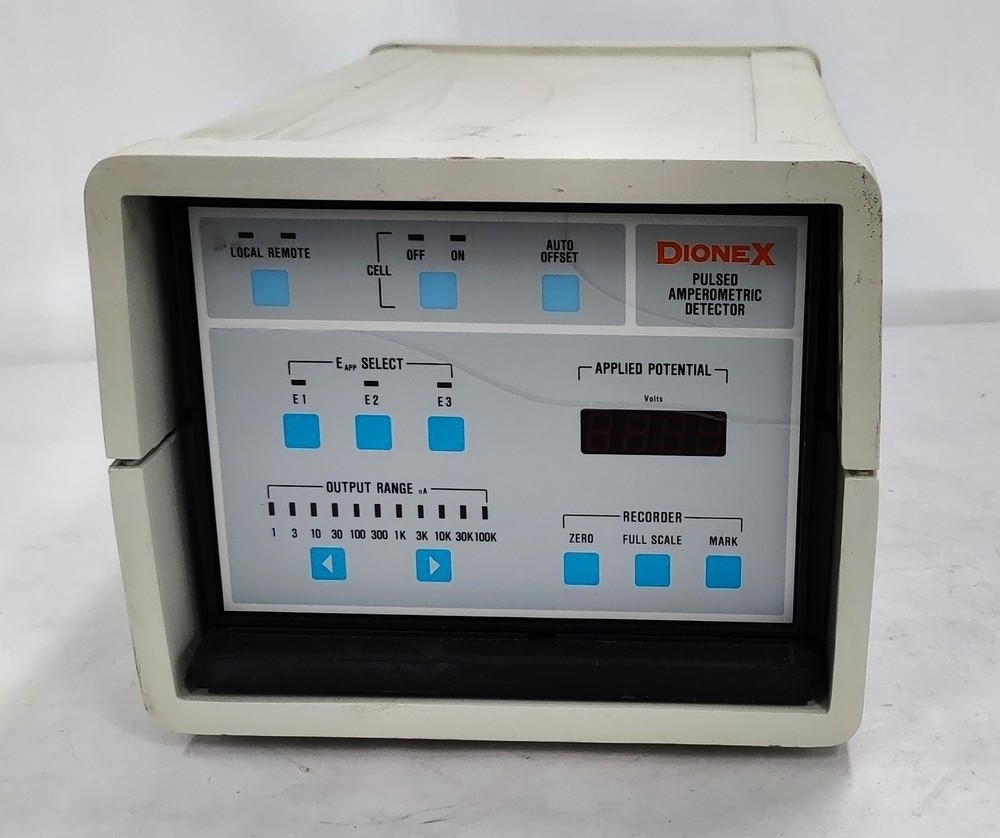 Dionex PAD-2 Pulsed Amperometric Detector w/ Mounted Case Potential Range: ± 2V