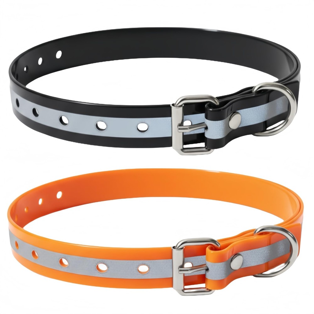 Waterproof Strap for Shock Collars, Adjustable Bark and Collar Strap, Fits 5–...
