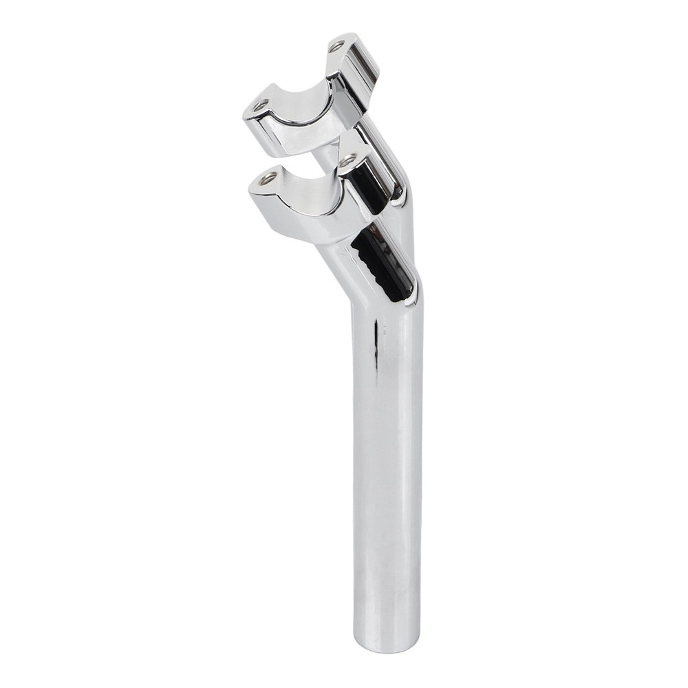 Chrome CNC 8 1/2" Pullback Handlebar Risers For Harley Dyna Fat Street Bob FXDB