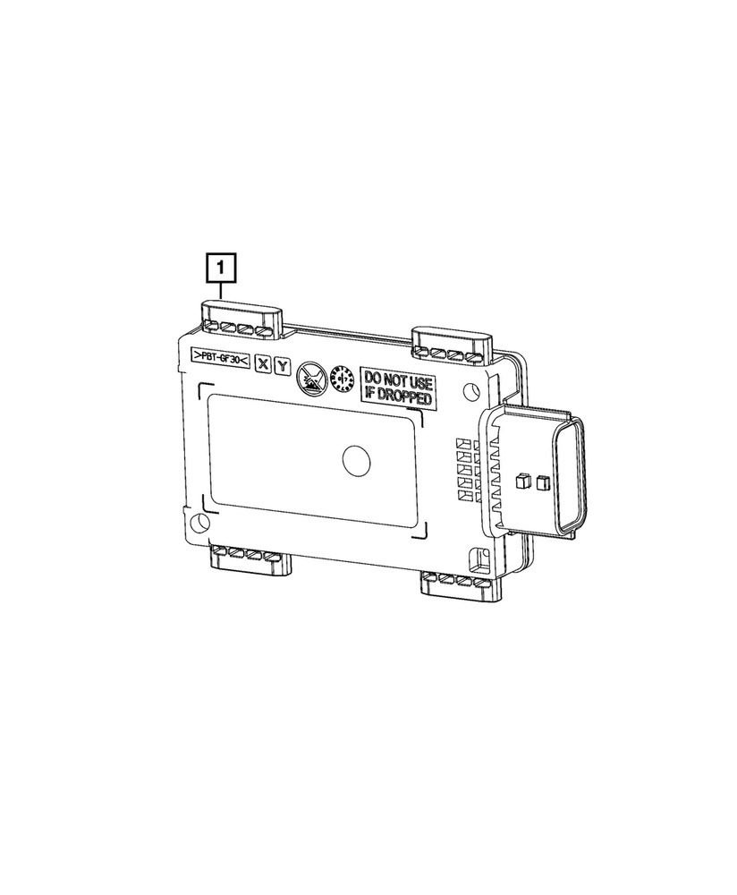 Genuine Mopar Blind Spot Detection Sensor 68608743AA