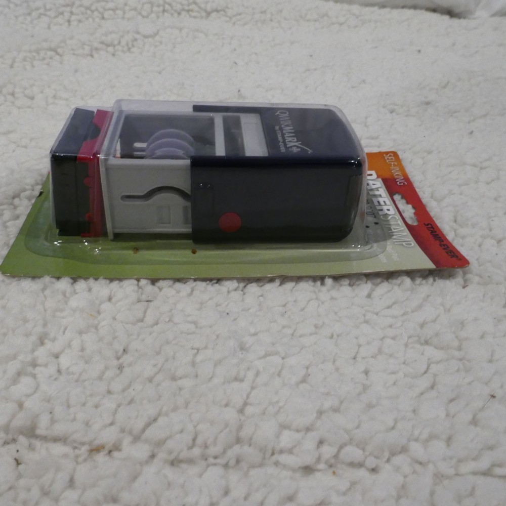 QwikMark+ By Stamp-Ever Stamp Dater Stamp Self Inking