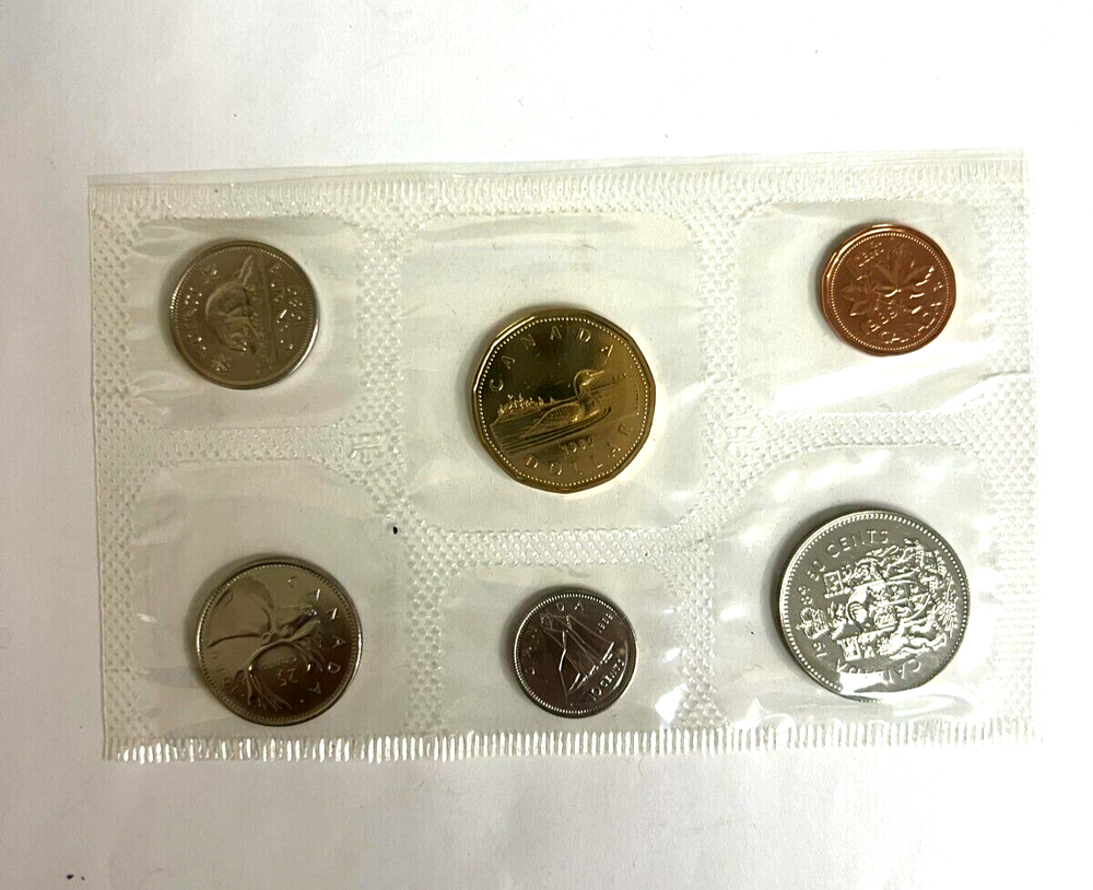 1989 CANADA 6 COIN UNCIRCULATED MINT SET