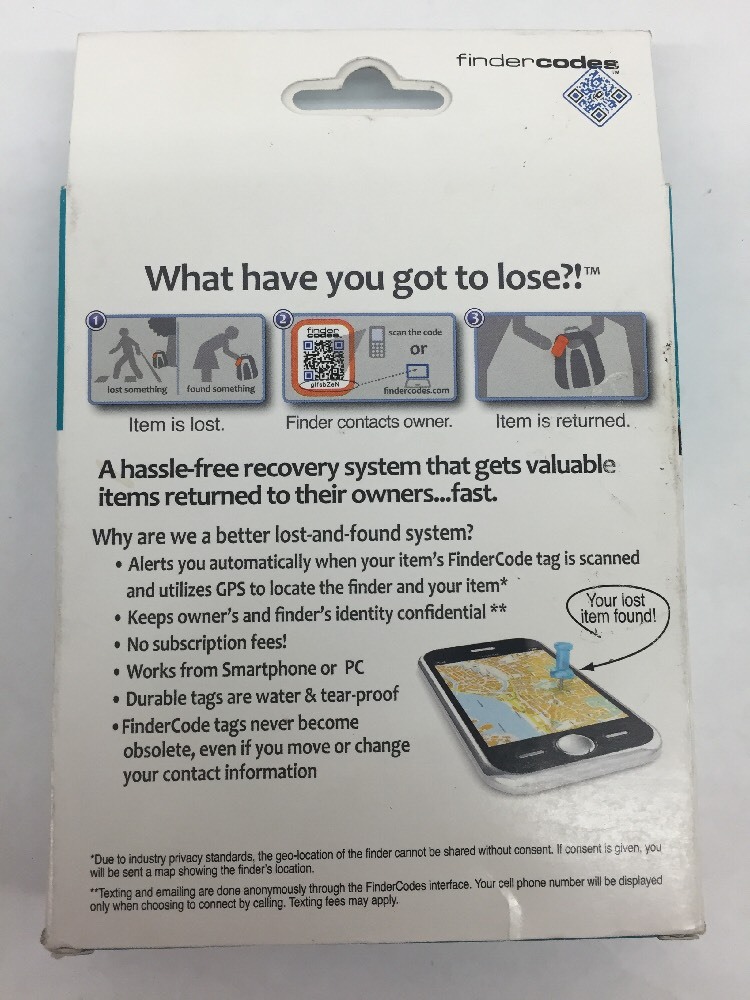 FinderCodes Lost Protection System FCH101