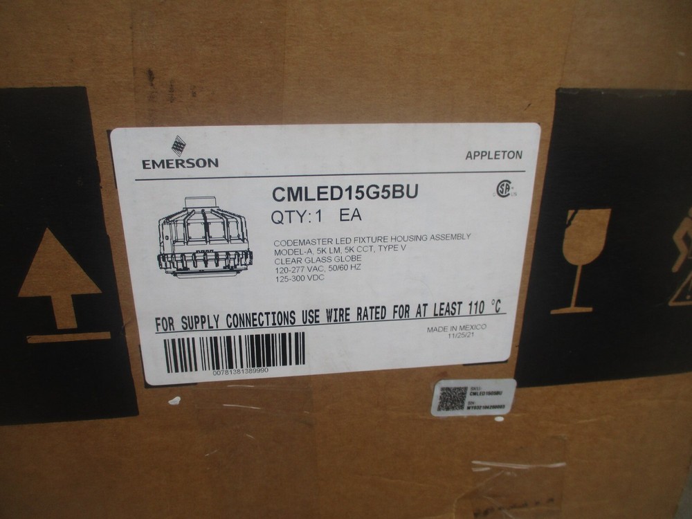 Emerson Appleton CMLED15G5BU Codemaster explosion proof LED LIGHT Fixture