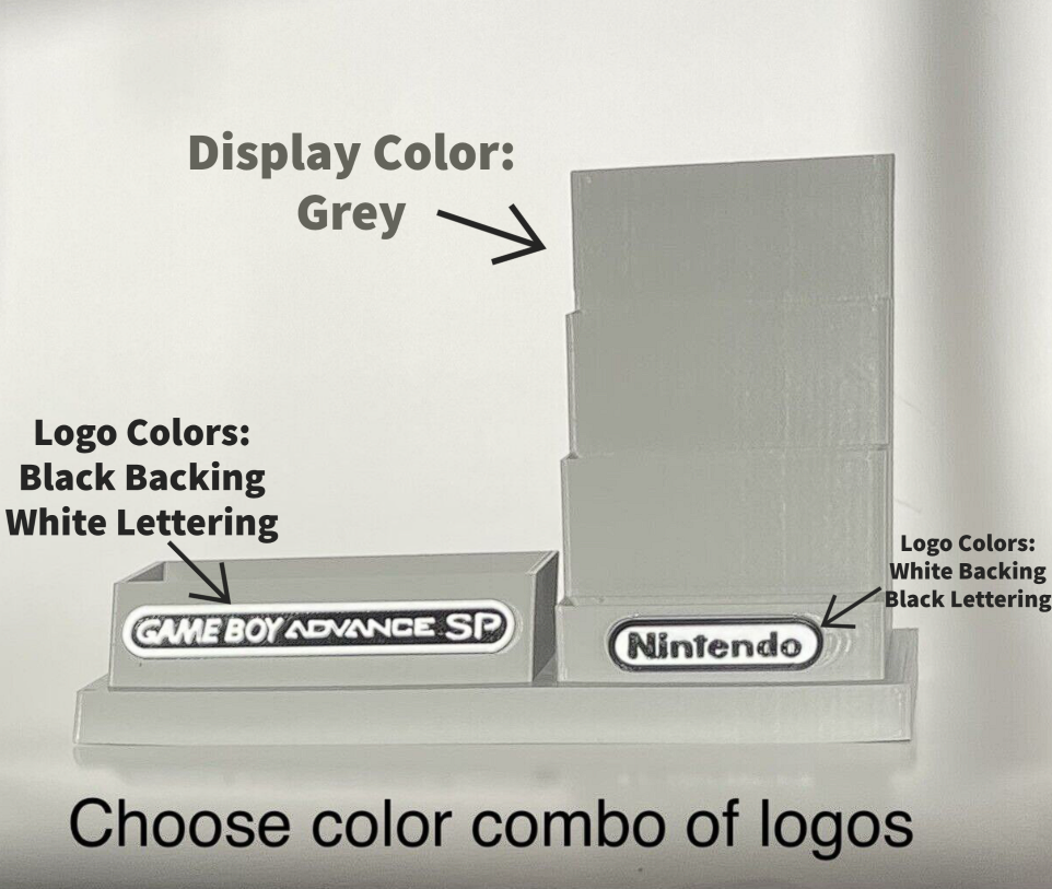 Game Boy Micro System Display/Stand/Holder - DISPLAY ONLY (Customize Colors)