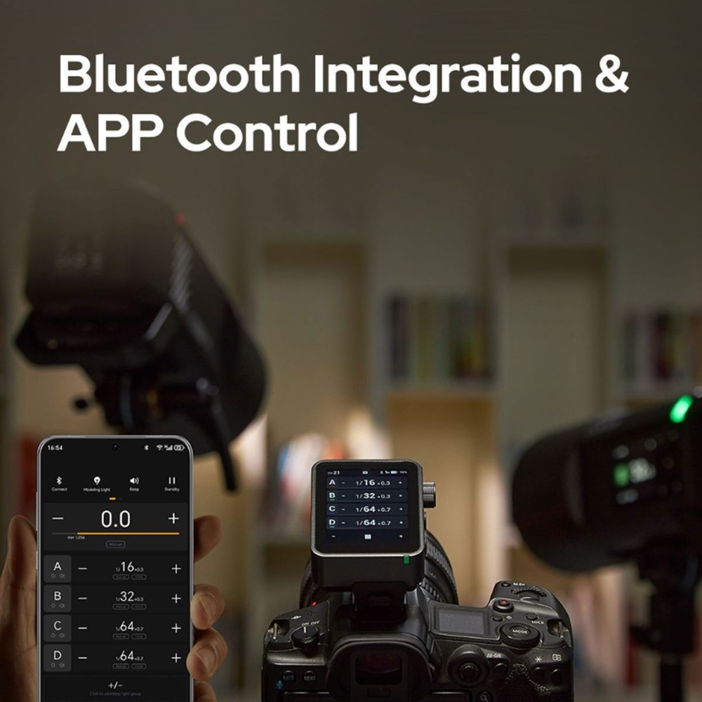 Flashpoint R2 Nano Pro Touchscreen TTL Wireless Flash Trigger for Nikon, Godox X
