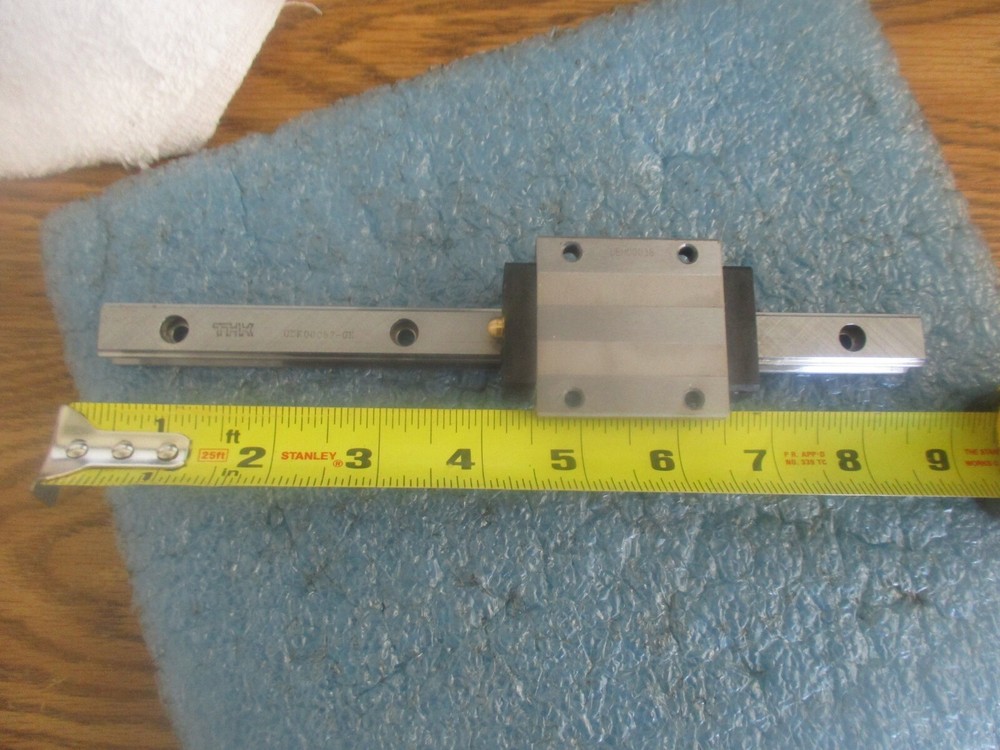 THK Linear Rail with SRS15C Linear Table. 8½"