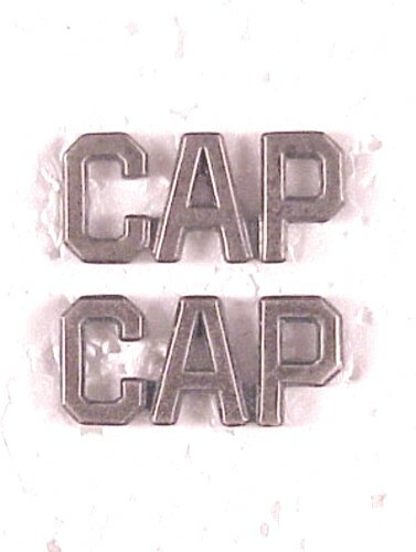 CAP: Collar Pins, pair - no hallmark