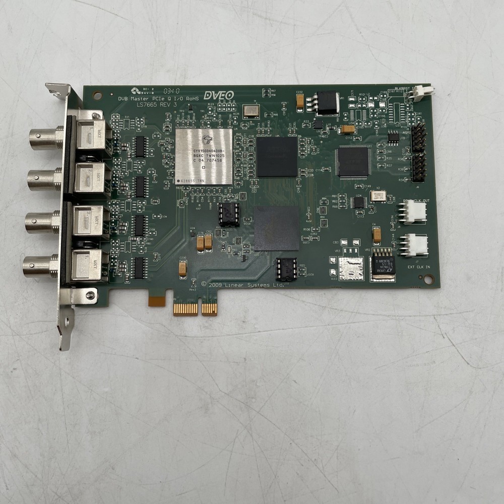 DVEO DVB Master PCIs Q I/O RoHS LS7665 REV 3