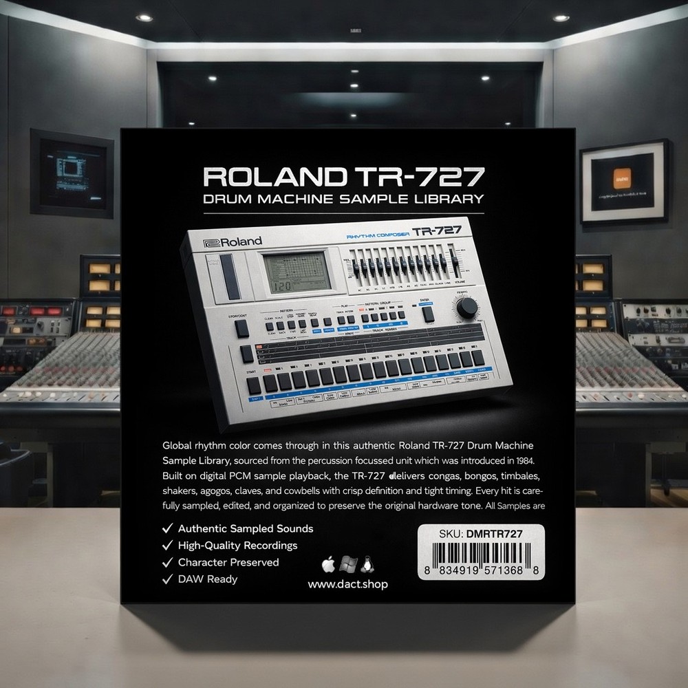 Roland TR-727 Drum Machine Sample Library
