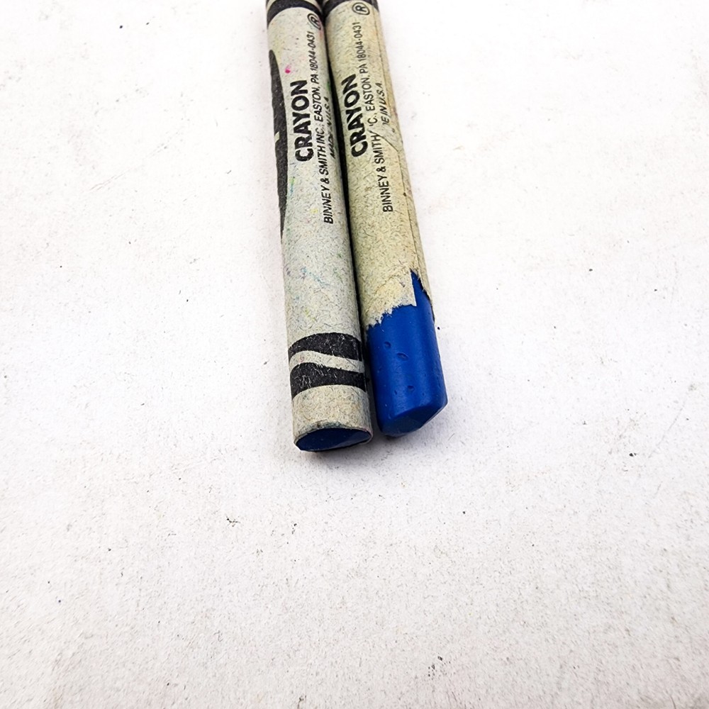 Vintage Crayola Crayons Binney & Smith Blizzad Blue Replacement