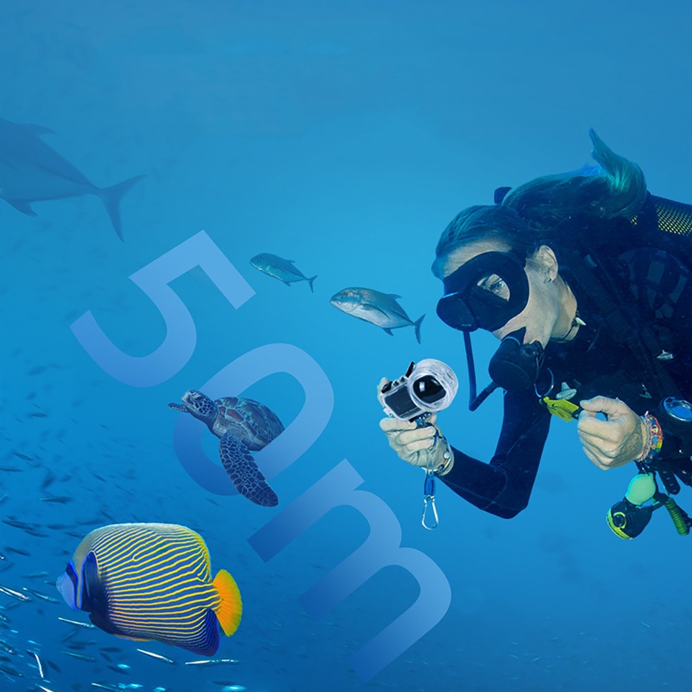 Dive Protective Case For Insta360 X4 Camera Waterproof Shell Fully Invisible