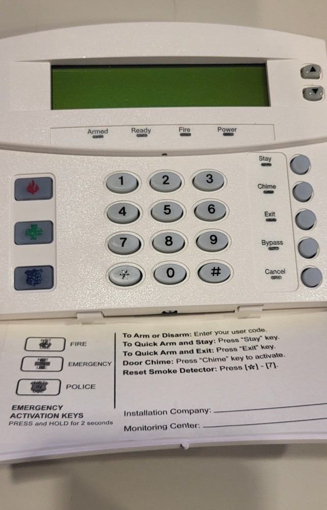 Interlogix NX-148E-RF Wireless LCD Keypad