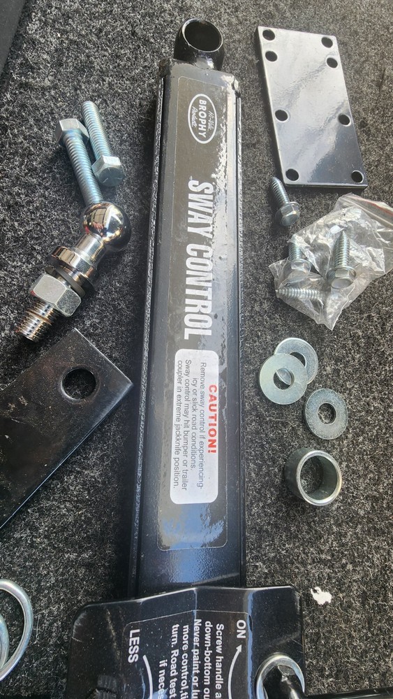 Trailer Sway Control Brophy, New for Weight Distribution