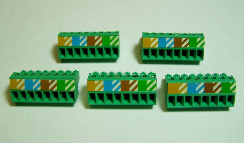 (10) DMC1QCS Quick Connectors Green for DMC1 Intercom M&S
