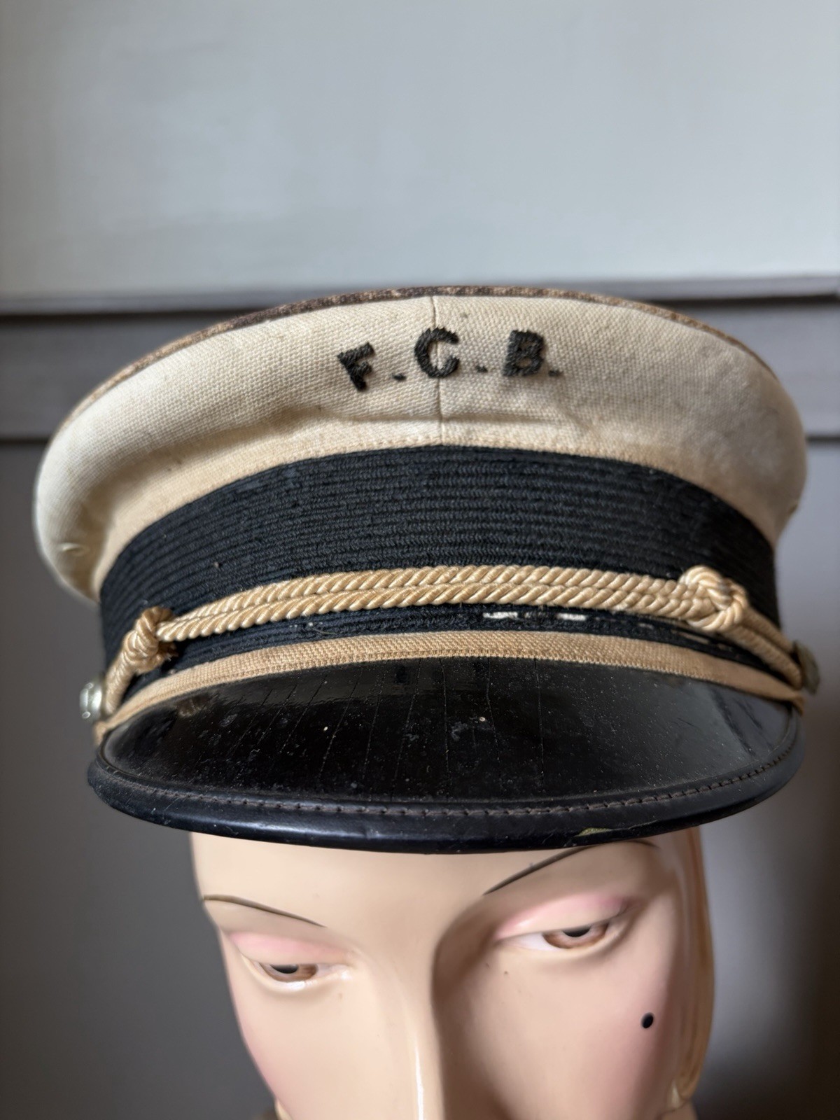 Antique Women’s Marching Band Music Cap Hat Parade Uniform R.W. Stockley & Co