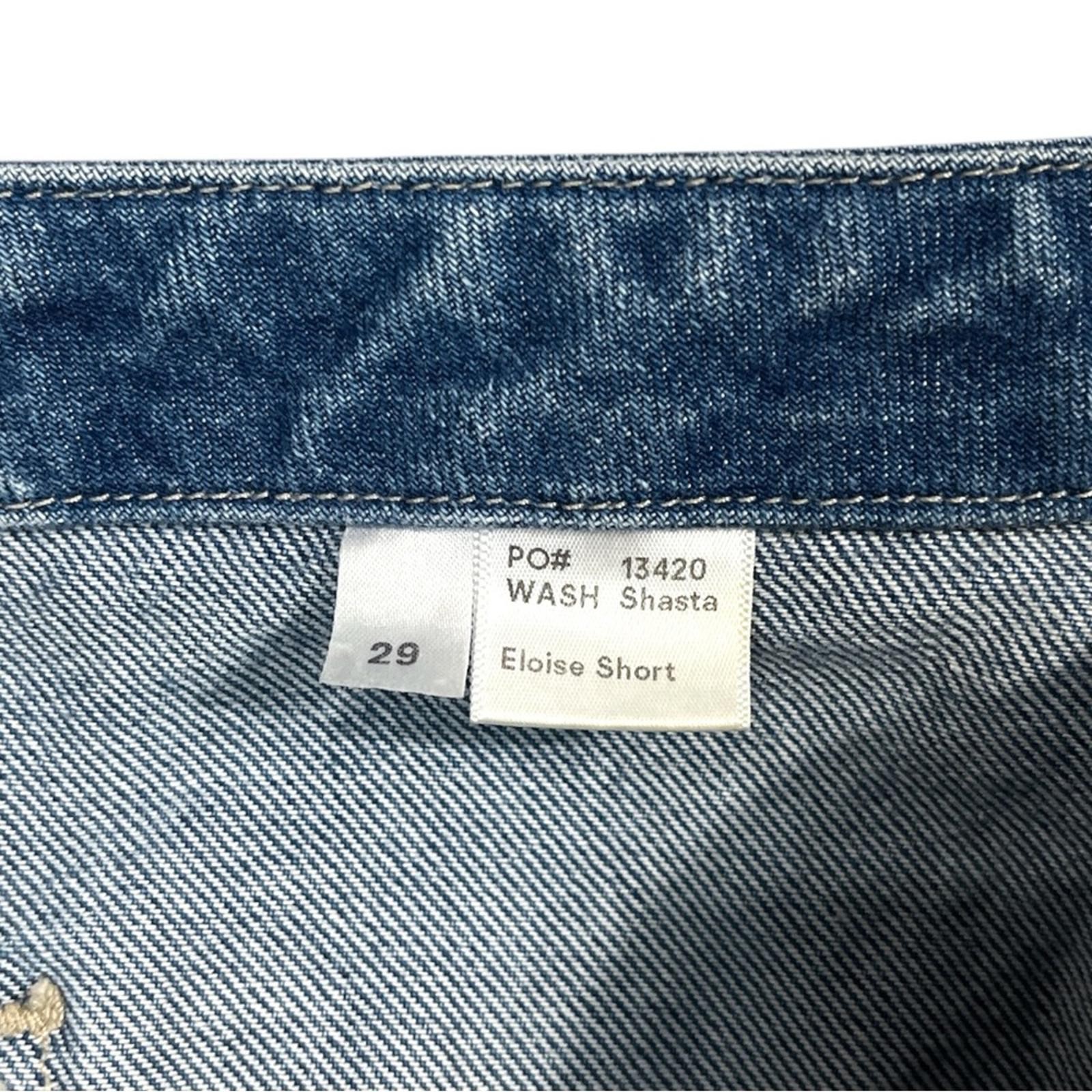 Reformation Eloise Denim Short size 29 High Waist Exposed Button Fly