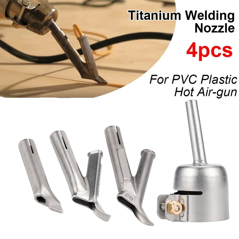 Speed Welding Nozzle Kit Silver Titanium Alloy Versatile Tools