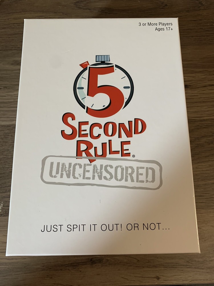 5 Second Rule Uncensored Game