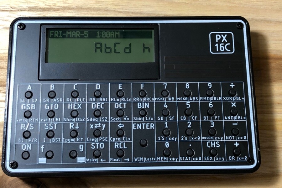 PX16C a HP-16C Computer Scientist Calculator Fully Assembled