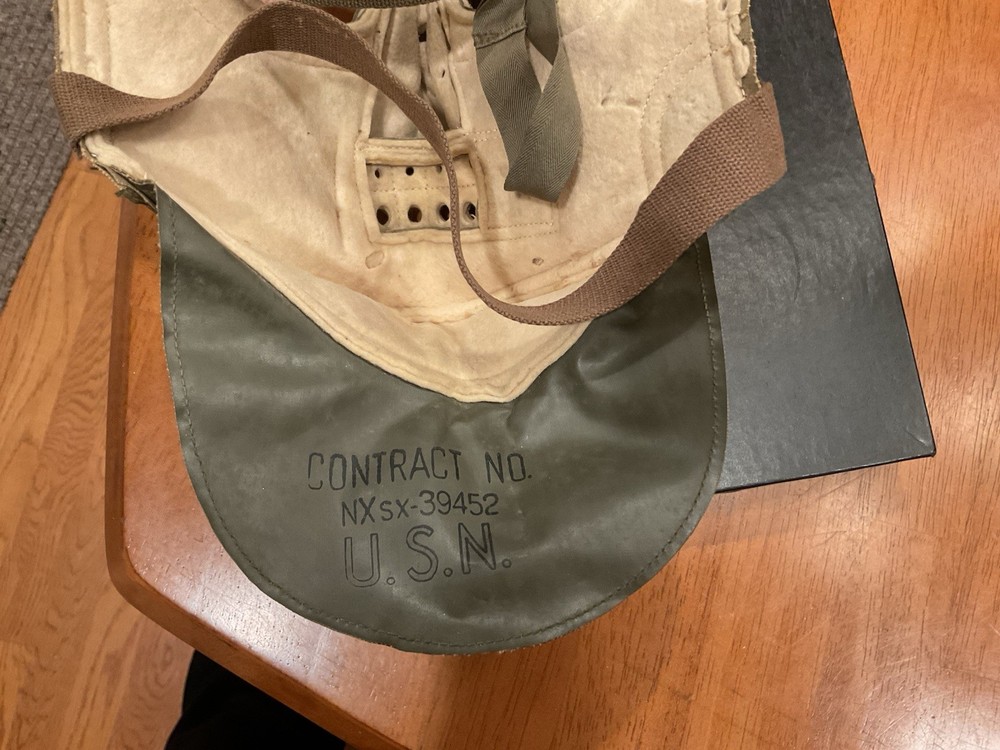 VTG USN NAVY WW2 Extreme Cold Weather Insulated Face Mask