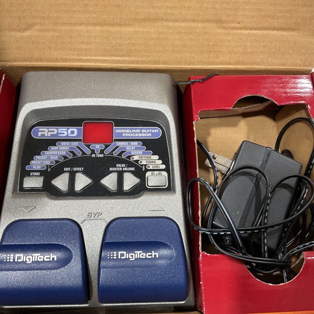 DigiTech RP50 Multi-Effect Modeling Guitar Processor untested stock 4
