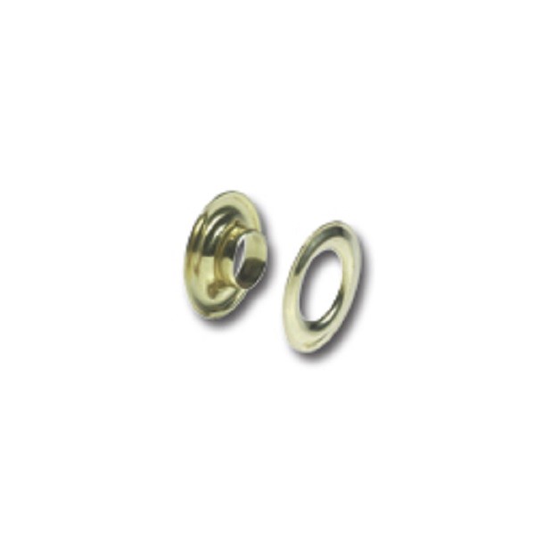 1 - 100 pack Grommets #0 1/4" (0.6 cm) Solid Brass