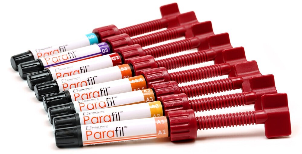 Parafil 4.5g Zirconium Composite ALL SHADES Including BLEACH WHITE