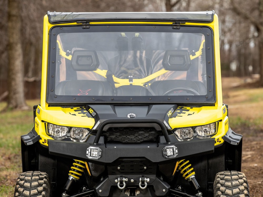 SuperATV Powered Flip Windshield for Can-Am Defender (2017+)