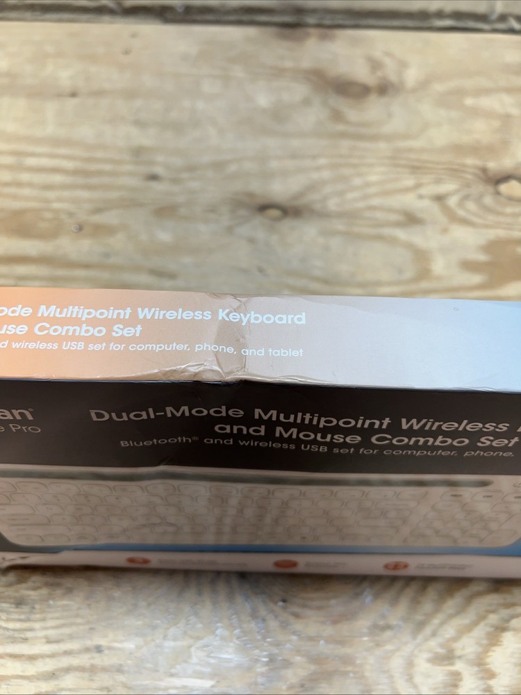 MANHATTAN OFFICE PRO DUAL MODE MULTIPOINT WIRELESS KEYBOARD AND MOUSE COMBO SET