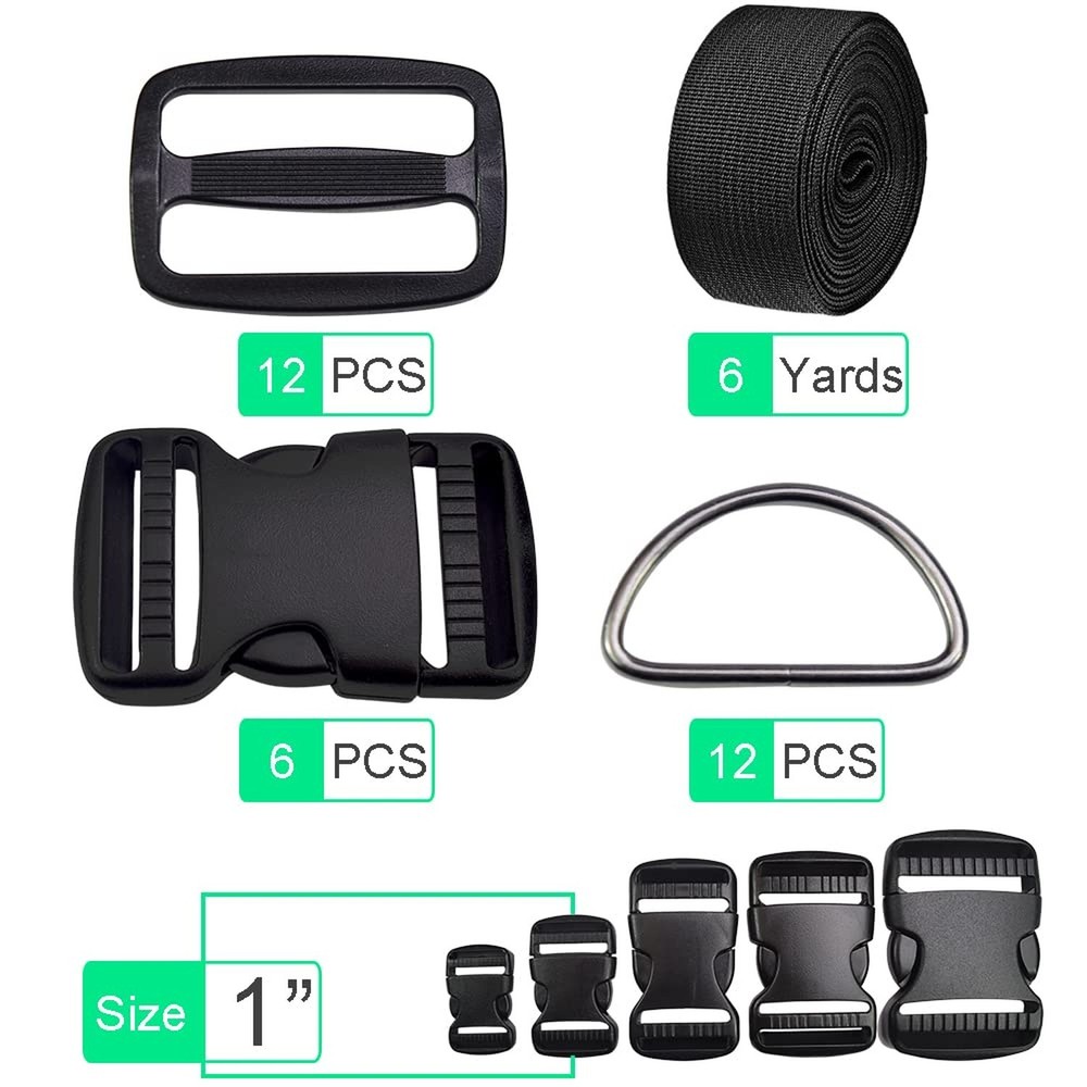 CooBigo quick release buckles 1"sets