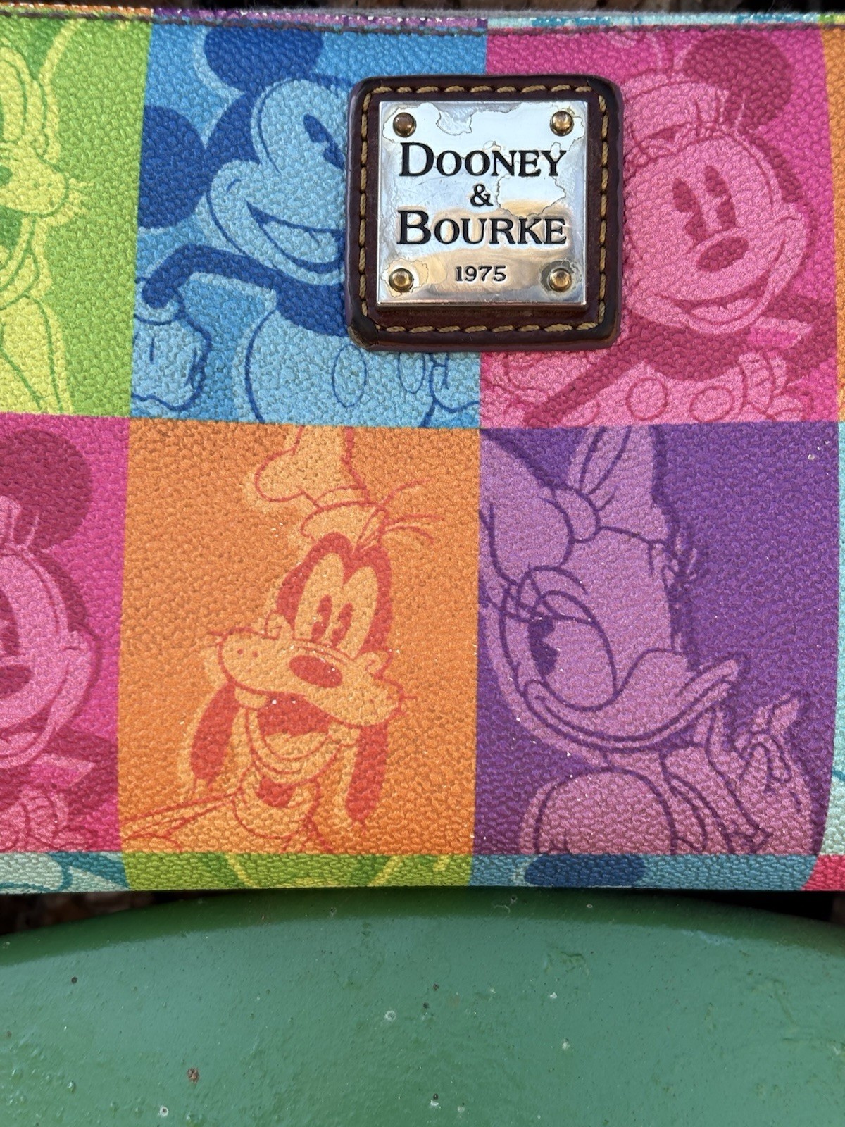 Dooney & Bourke x Disney Parks Rainbow Character Zip Wristlet Wallet