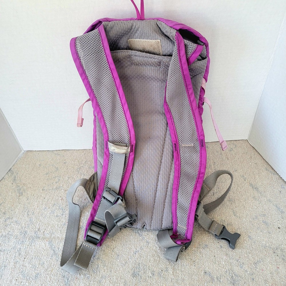 CamelBak Hydration Backpack Pink Gray Small Cycling Pack 12" EUC