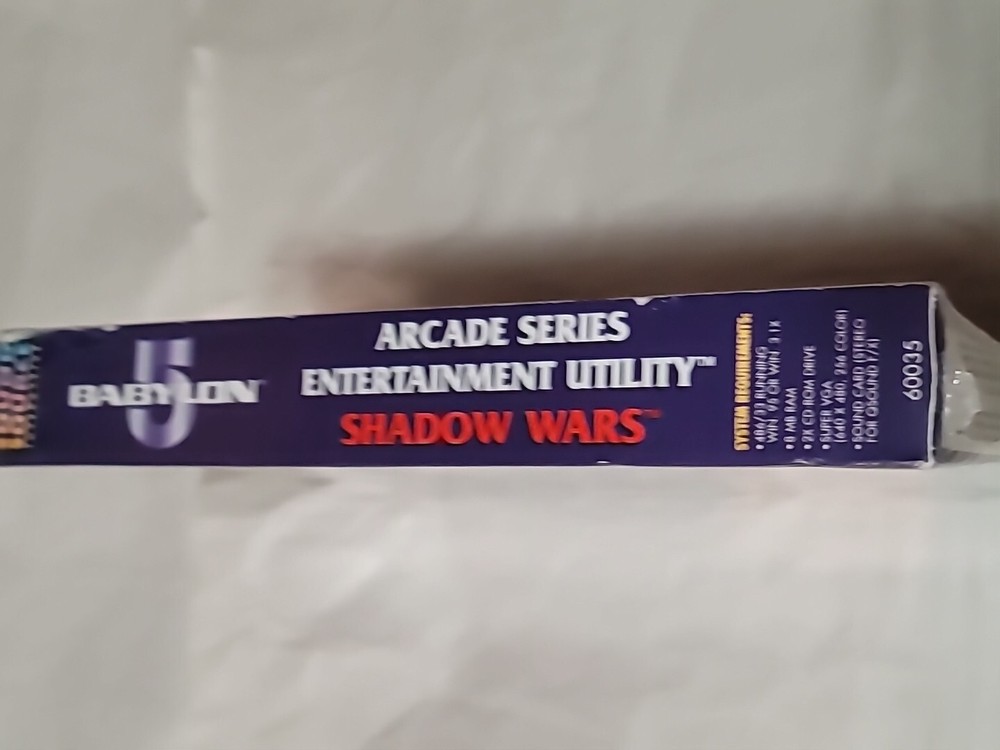 Babylon 5 Entertainment Utility Shadow Wars PC - New Sealed