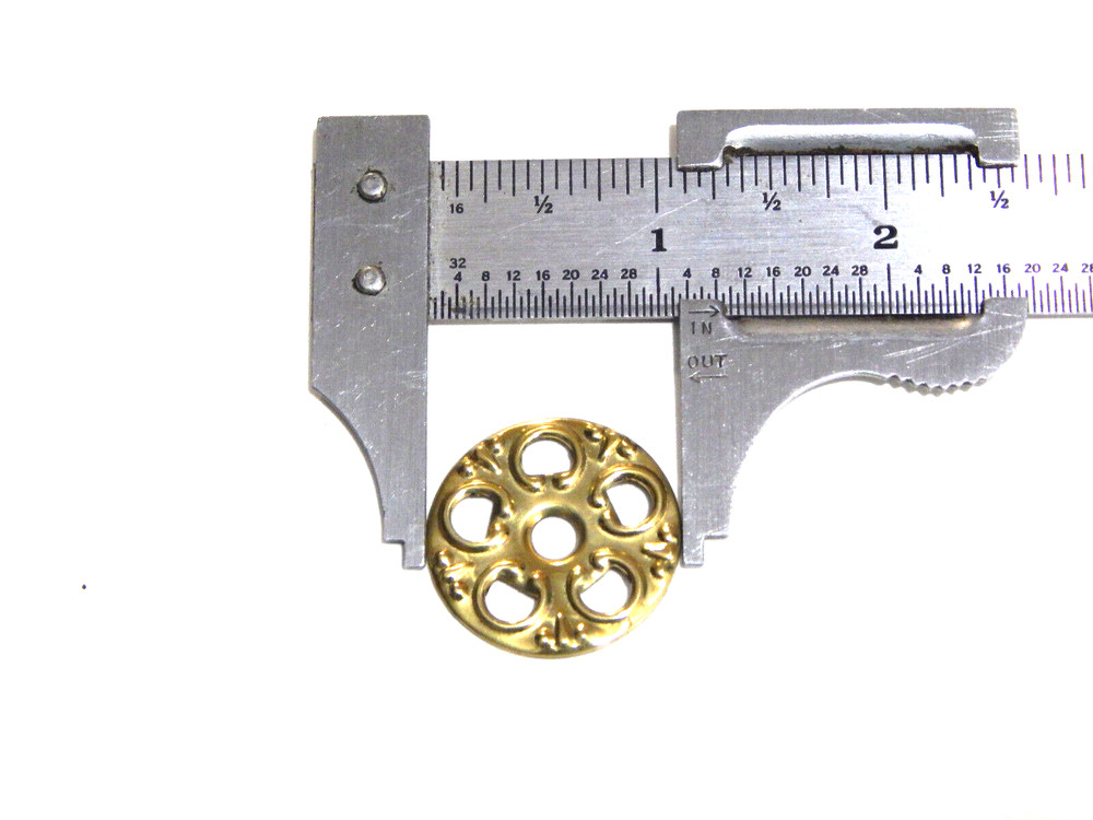 Victorian Drawer Pull Ornate Brass
