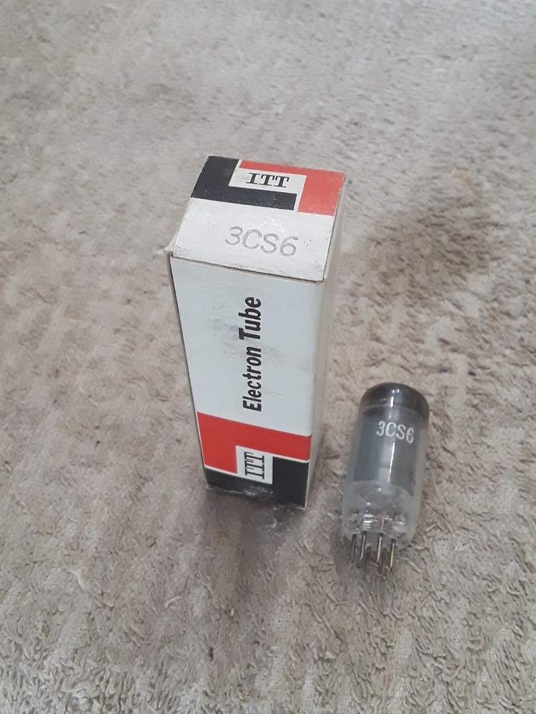 NOS ITT 3CS6 Vacuum Tube
