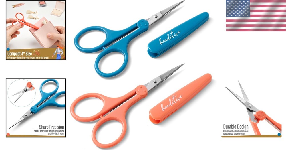 High Precision Detail Scissors Set 2-Pc Sharp, Fine Tips | Paper Cutting, Scrapb