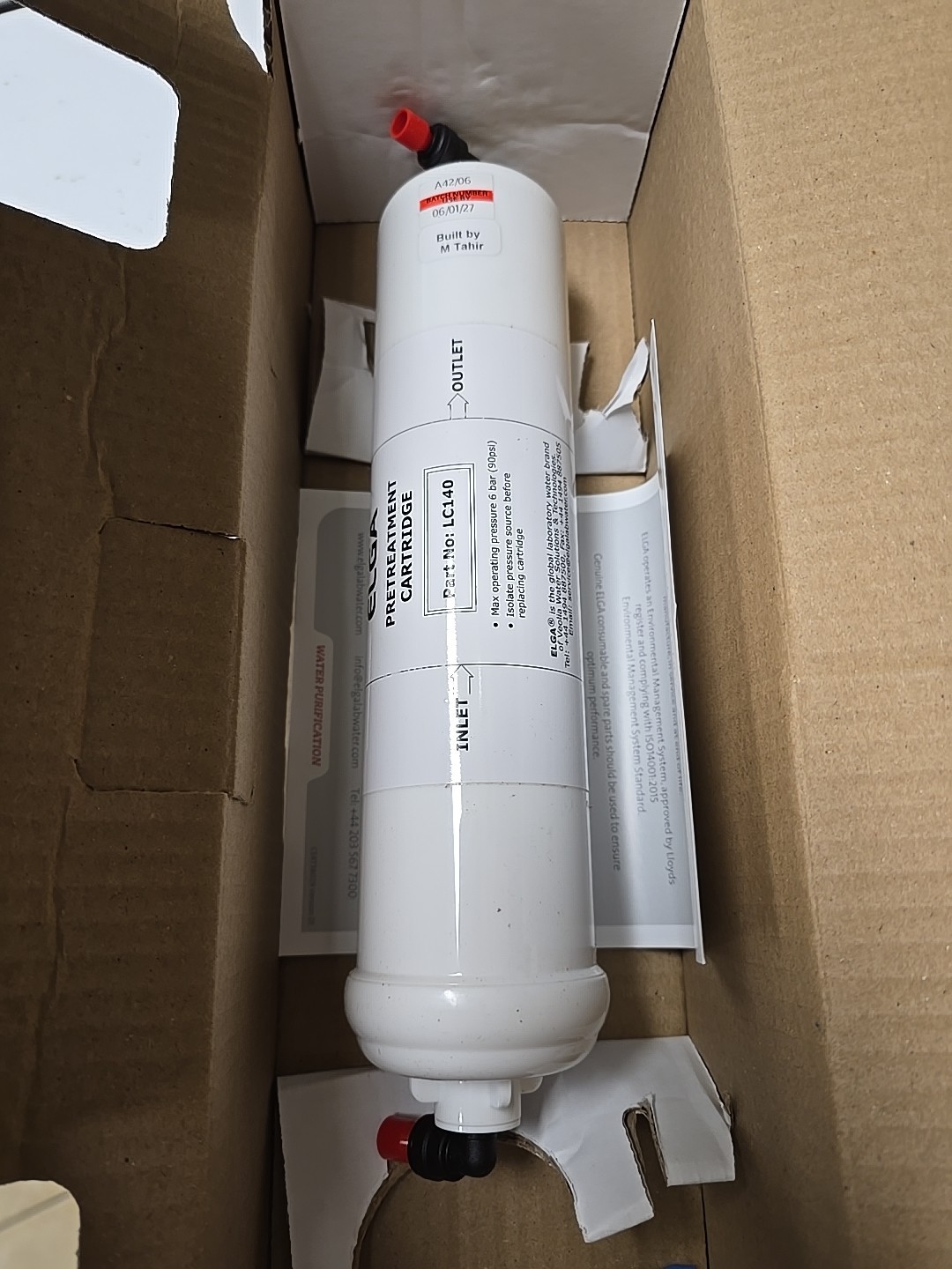 ELGA LC140 WATER PURIFICATION FILTER