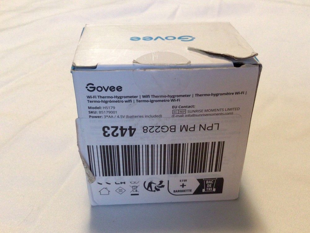 WIFI Temperature Sensor H5179 Smart Hydrometer Thermometer With App