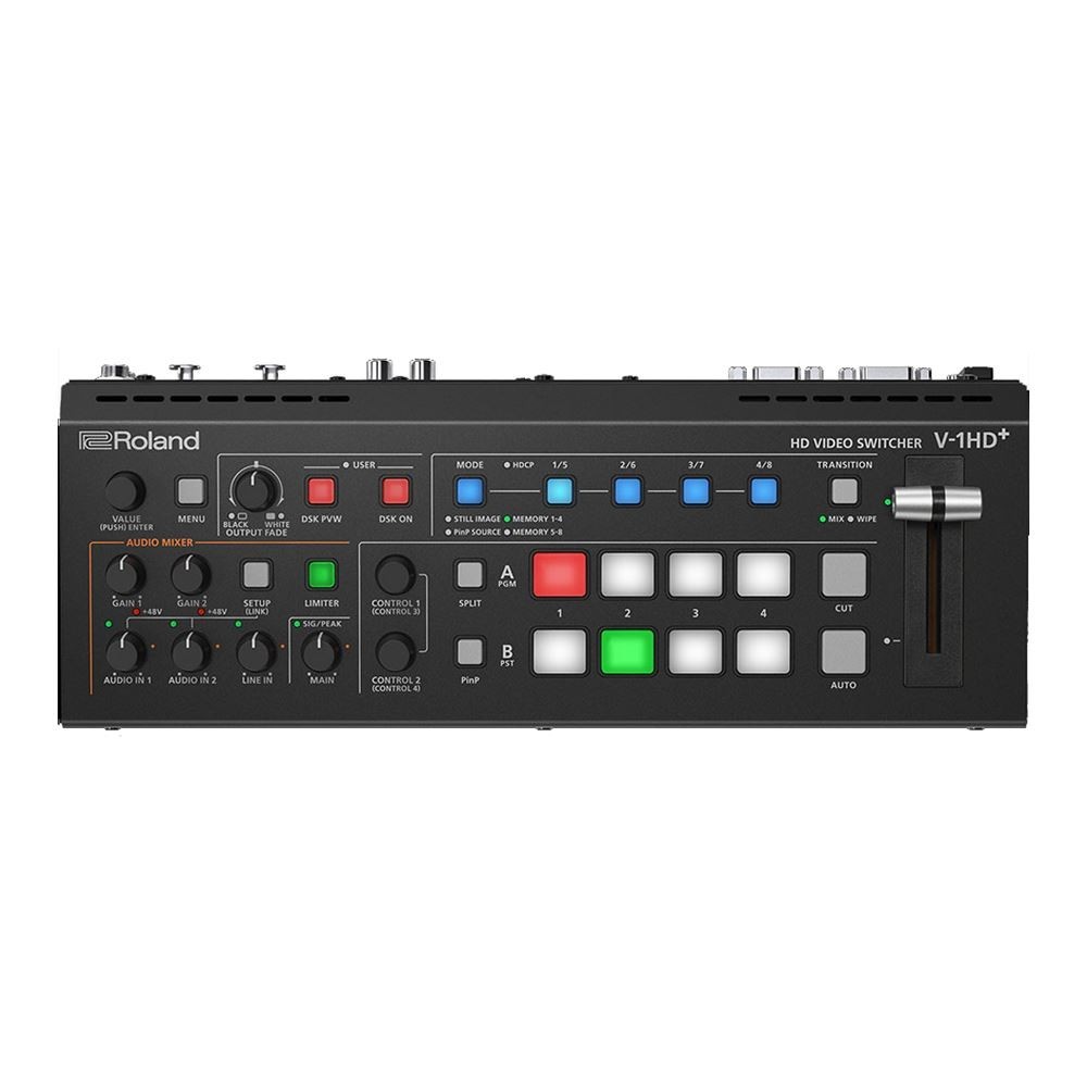 Roland V-1HD+ Video Switcher & UVC-01 Streaming Encoder - New in Box!!