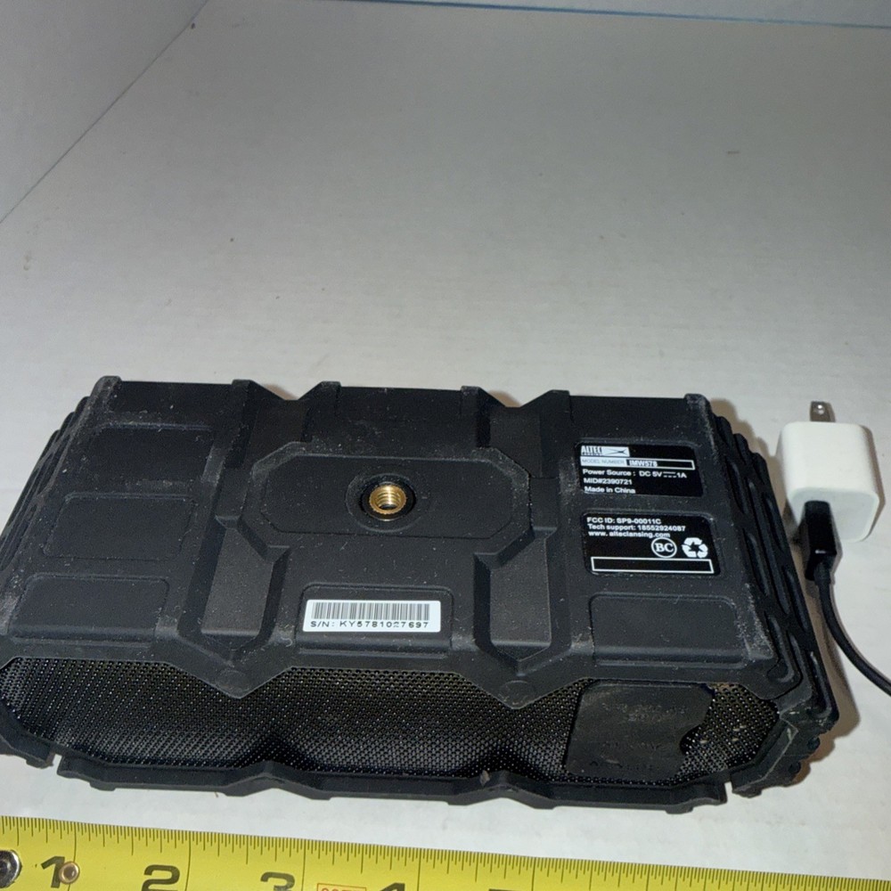 Altec Lansing Lifejacket 3 Rugged Wireless Bluetooth Speaker tested working !!