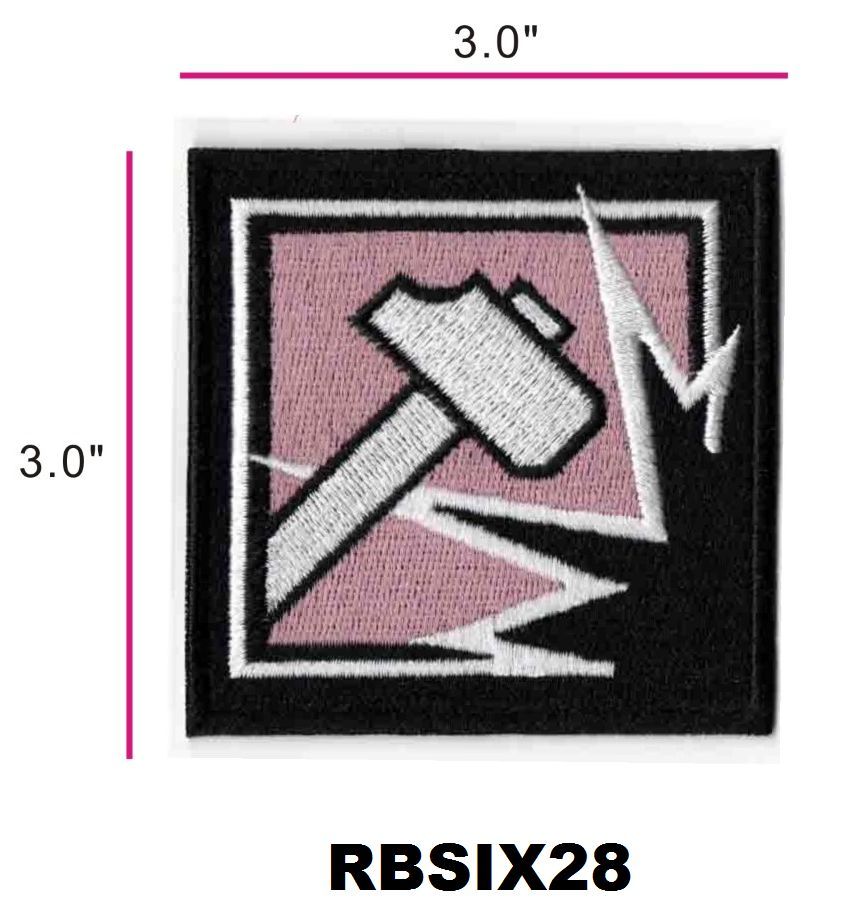 RAINBOW SIX OPERATOR PATCH - SLEDGE - RBSIX28