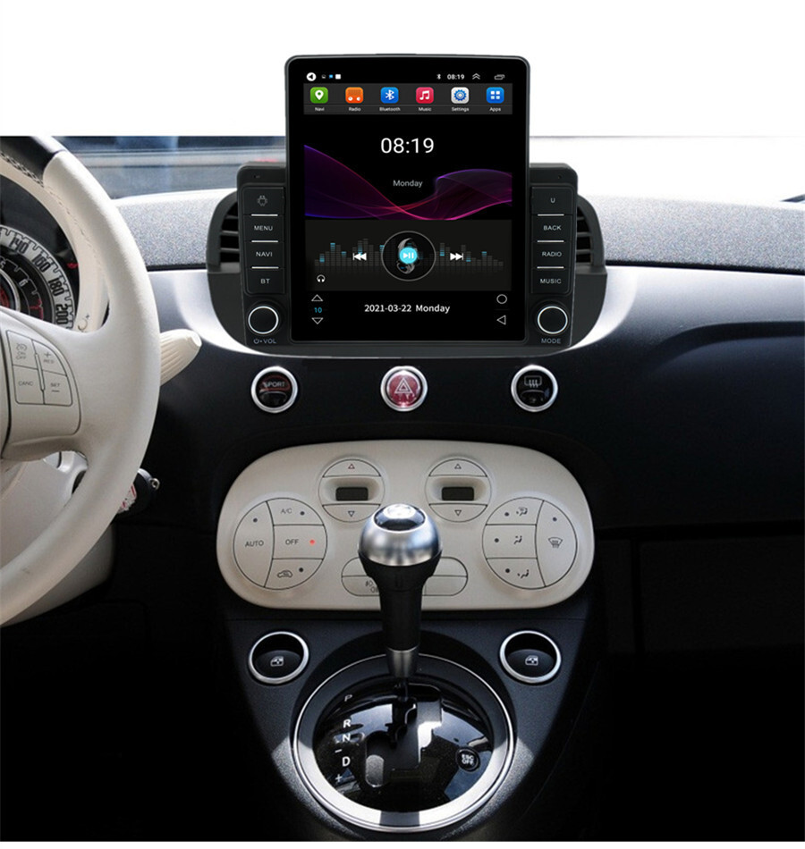 Fit For 2007-2015 Fiat 500 Android 14 For Carplay Car Stereo Radio GPS Navi BT