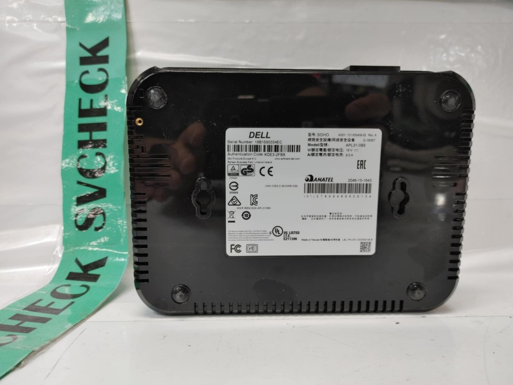 DELL APL31-0B9 SONICWALL SOHO Network Firewall