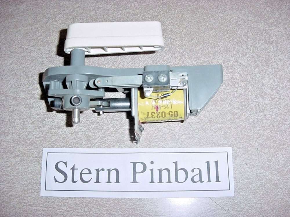 Pinstar, Stern ?  Gray Plastic Flipper Base Mounting Assembly, Complete.