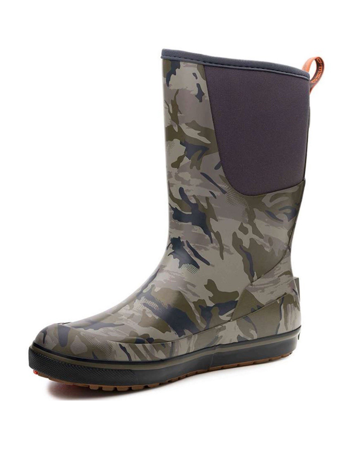 Grundens 12” Deck Boot 60014 REFRACTION CAMO - Size 9 - 100% Waterproof