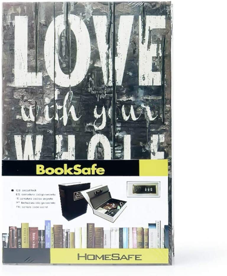 Book Safe Security Hidden Diversion Storage, Combination Lock, Choice Styles,NEW
