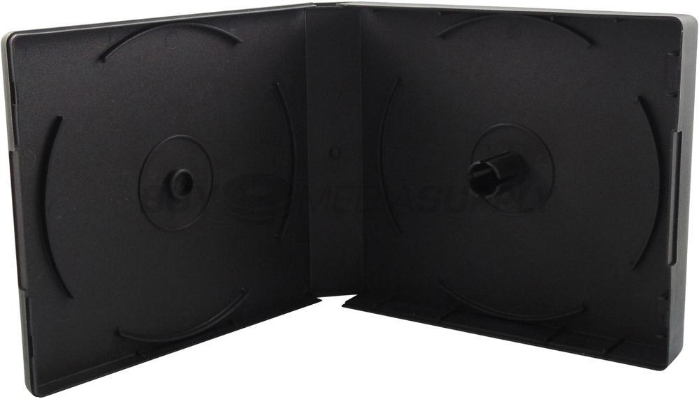 26mm Black 16 Discs CD/DVD Poly Box Lot